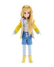 Lottie Doll Muddy Puddles - Blond Hair And Blue Eyes