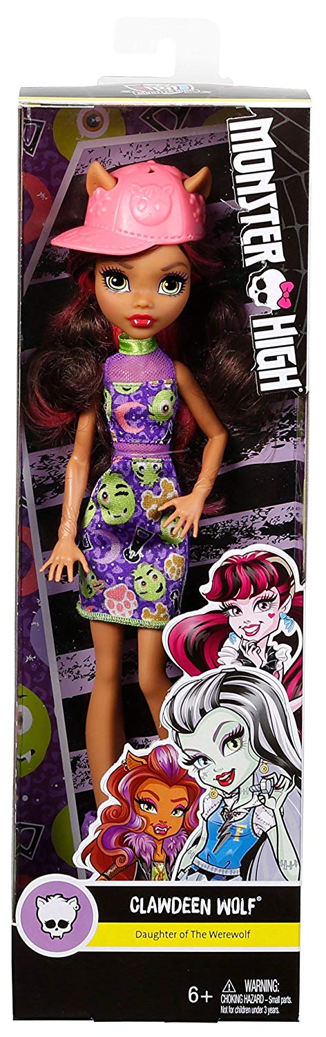Monster High Doll - DWR98 Clawdeen Wolf Figure Toy
