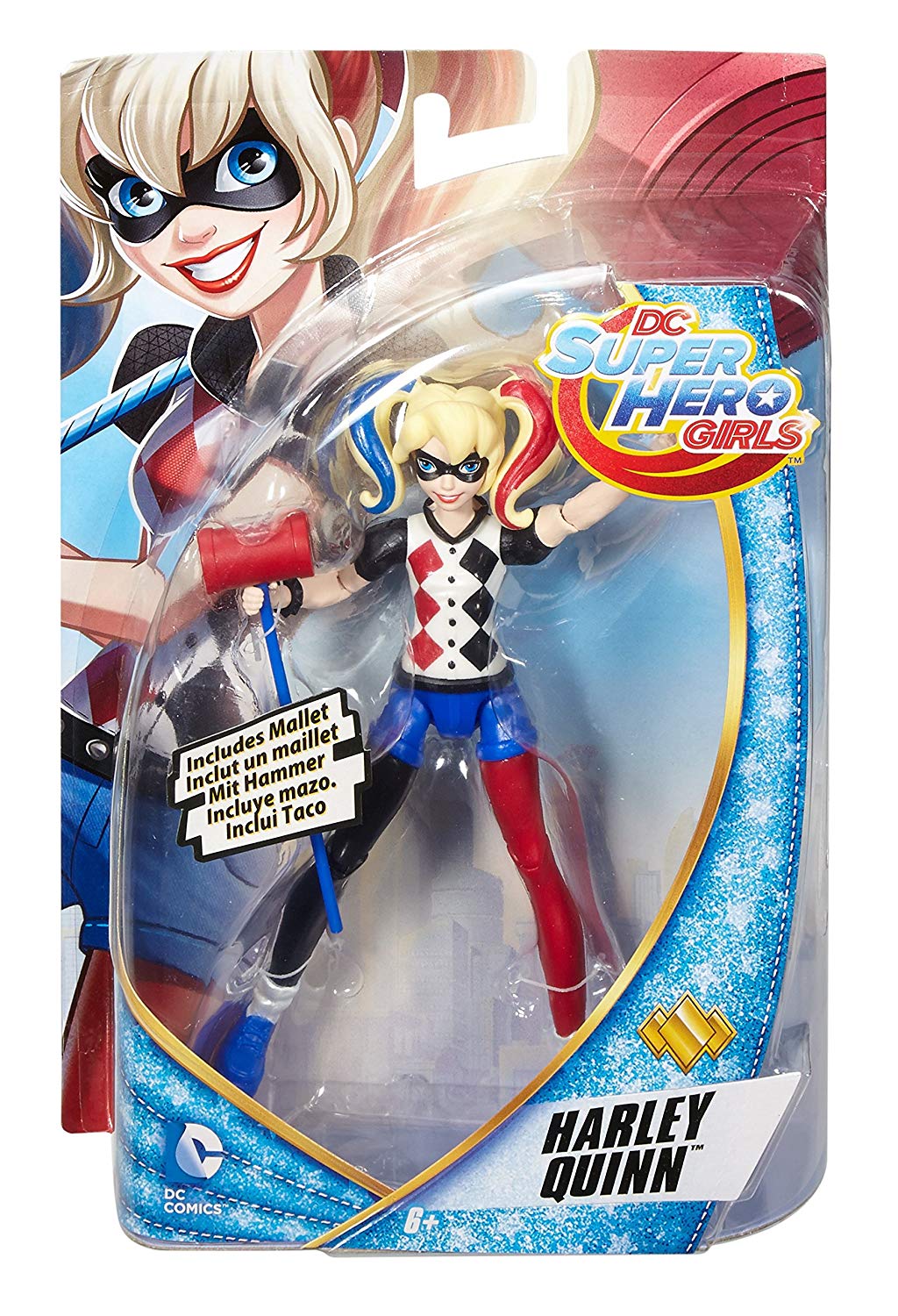 Harley Quinn Action Figure - Mattel DMM36 DC Super Hero- 6 inch Toy - Image 2
