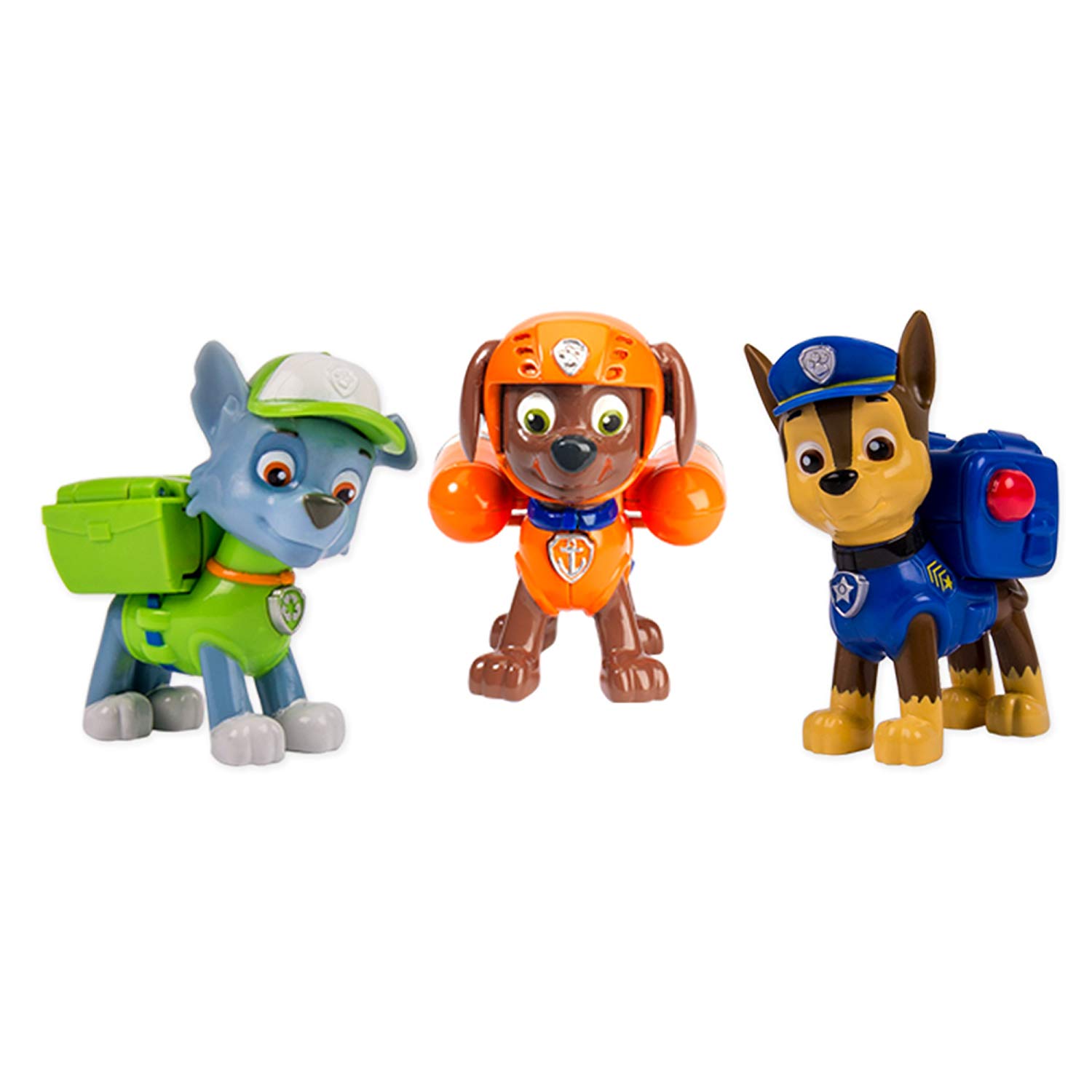 PAW PATROL Chase/ Rocky and Zuma Action Pack Pup Set - Image 3