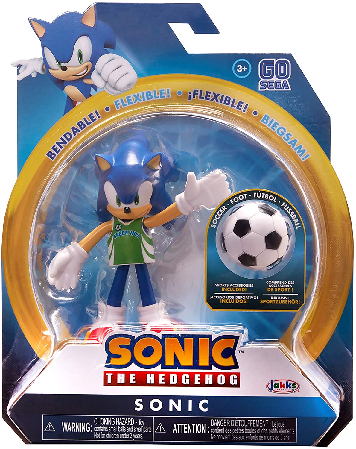 Sonic The Hedgehog 4-inch Soccer Action Figure Collectible Toy - Image 4