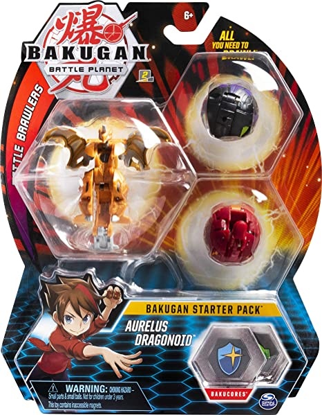 BAKUGAN Starter Pack - Aurelus Dragonoid