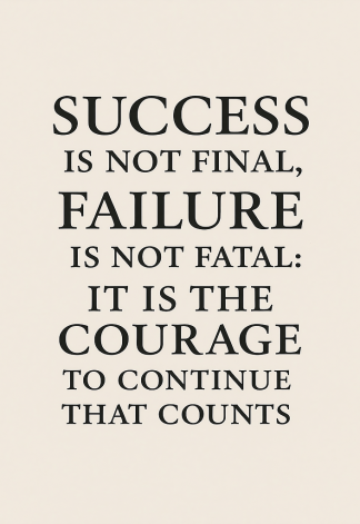 Wall Art - Success - Inspirational Quote A4 A3 200gsm 240gsm