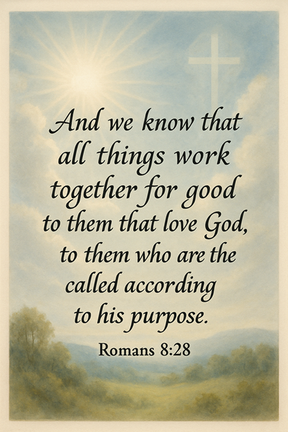 Bible Verse - Christian - And We Know All Things A3 A4 Poster